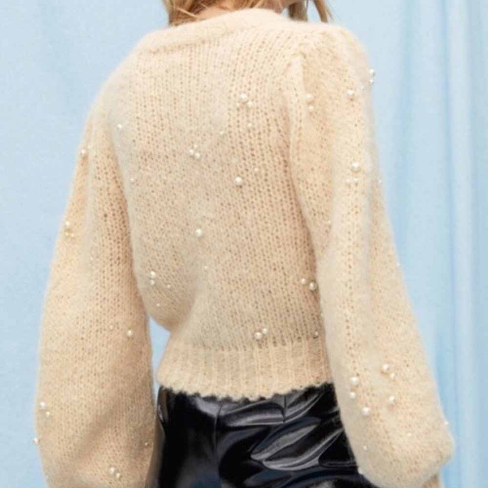Aritzia Le Fou Wilfred Shimmy Sweater NWOT - Picture 5 of 6